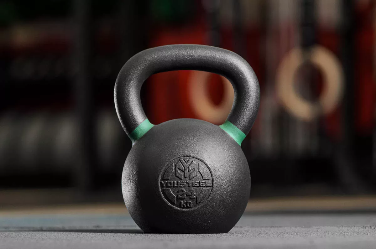 Гиря тренировочная 24кг, с цвет. меткой YOUSTEEL