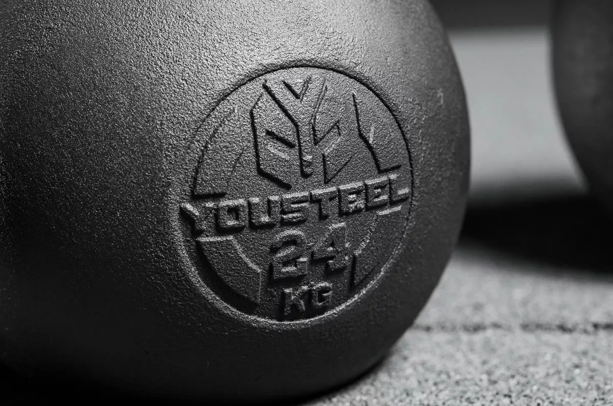 Гиря тренировочная 24кг, с цвет. меткой YOUSTEEL — изображение 2