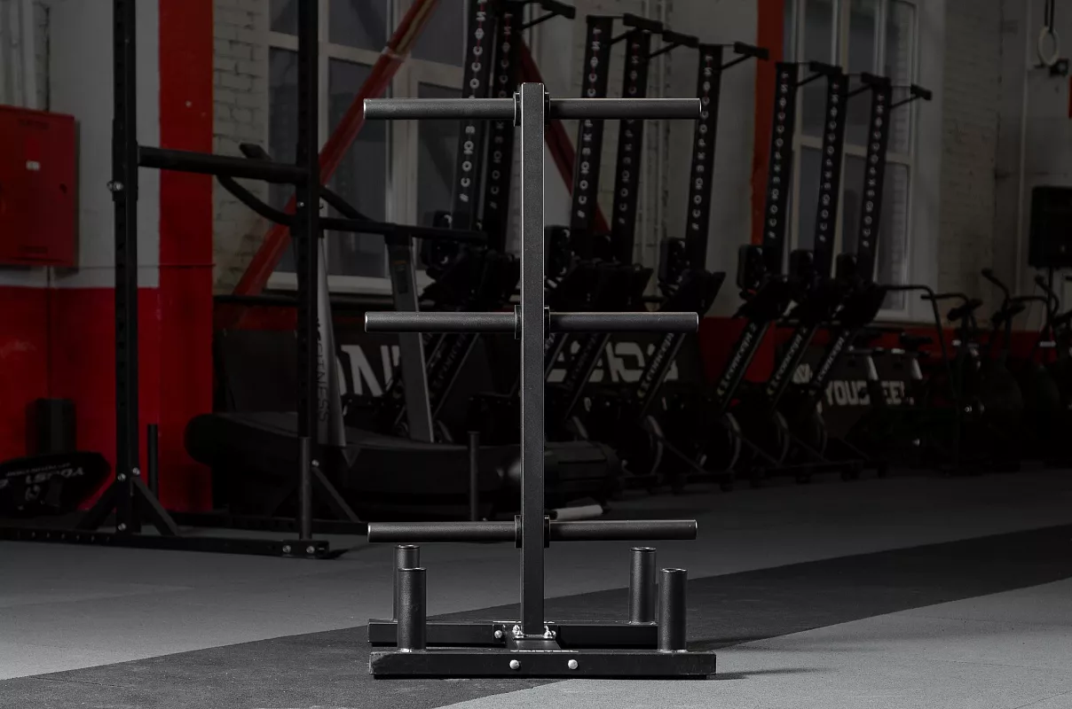 Стойка для хранения дисков и 4х грифов Olympic Plate Tree YOUSTEEL — изображение 2