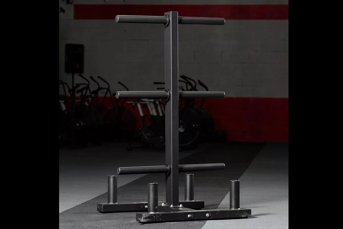 Стойка для хранения дисков и 4х грифов Olympic Plate Tree YOUSTEEL — изображение 3