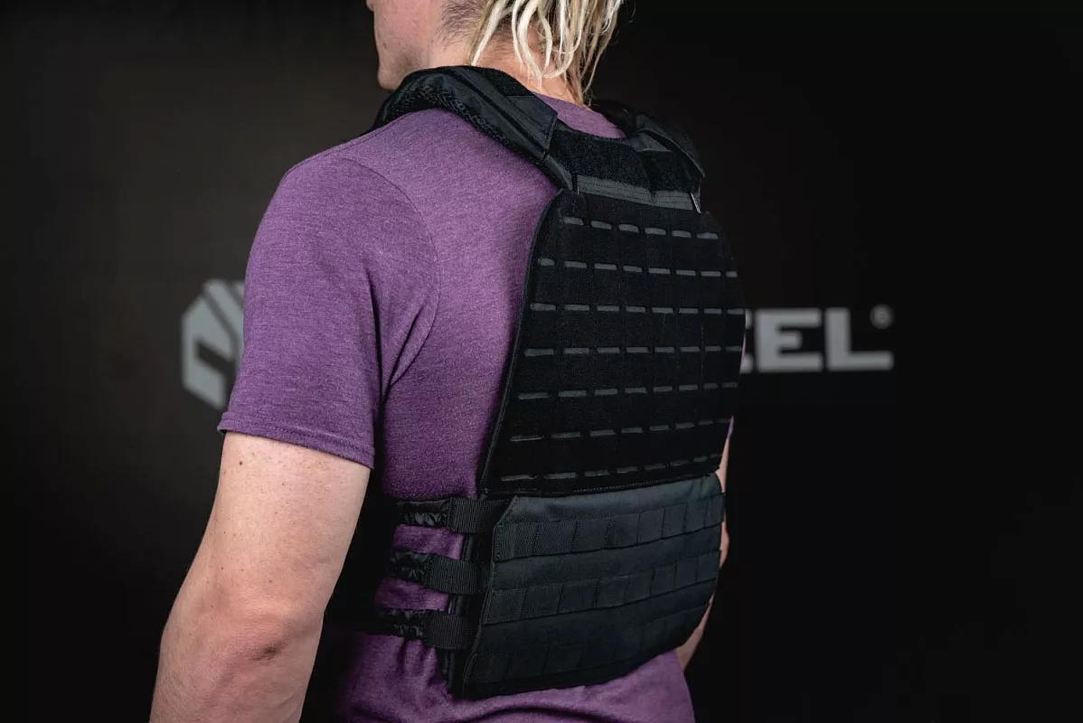 Жилет утяжелитель c плитами, 12 кг YOUSTEEL — изображение 3