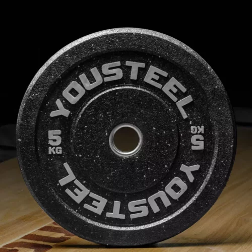 Диск для штанги HI-TEMP 5кг с цветными вкраплениями YOUSTEEL