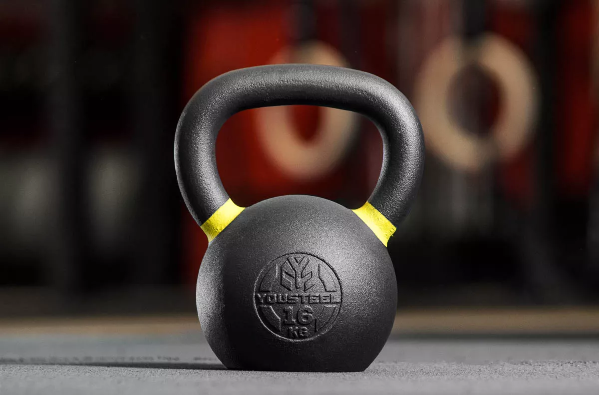 Гиря тренировочная 16кг, с цвет. меткой YOUSTEEL