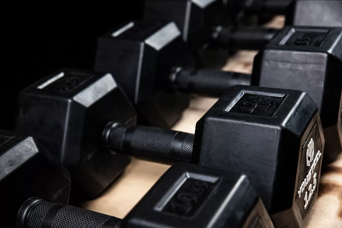 Гантели гексагональные обрезиненные YOUSTEEL 15 кг — изображение 3