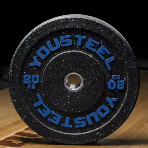 Диск для штанги HI-TEMP 20 кг с цветными вкраплениями YOUSTEEL