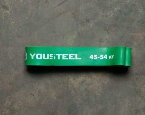 Петля STRENGTH BAND резиновая 40мм, зеленая YOUSTEEL