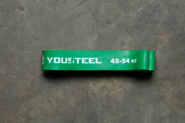 Петля STRENGTH BAND резиновая 40мм, зеленая YOUSTEEL