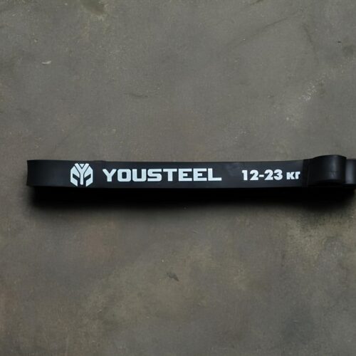 Петля STRENGTH BAND резиновая 20мм, черная YOUSTEEL