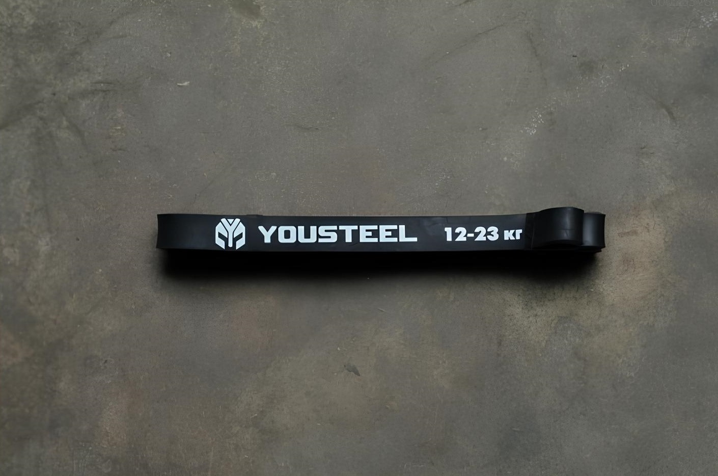 Петля STRENGTH BAND резиновая 20мм, черная YOUSTEEL