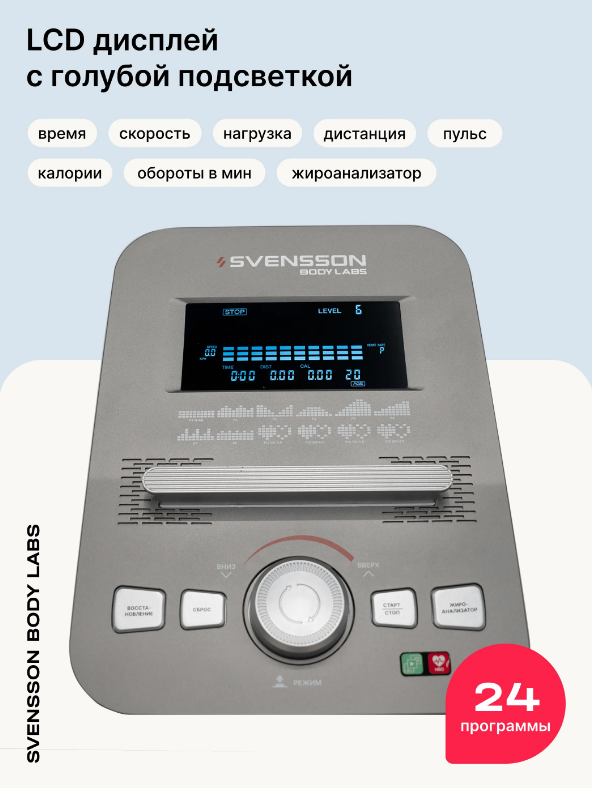 ЭЛЛИПТИЧЕСКИЙ ТРЕНАЖЕР ДОМАШНИЙ SVENSSON BODY LABS TITAN FLD — изображение 3