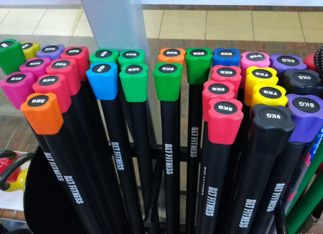 Бодибар 8 кг, фиолетовый GLT Fitness