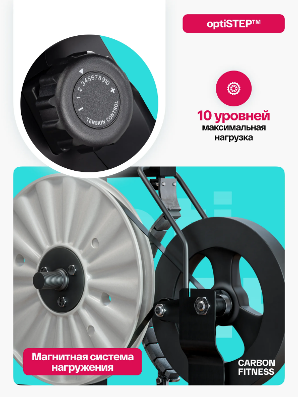 ЭЛЛИПТИЧЕСКИЙ ТРЕНАЖЕР ДОМАШНИЙ CARBON FITNESS E70 — изображение 4