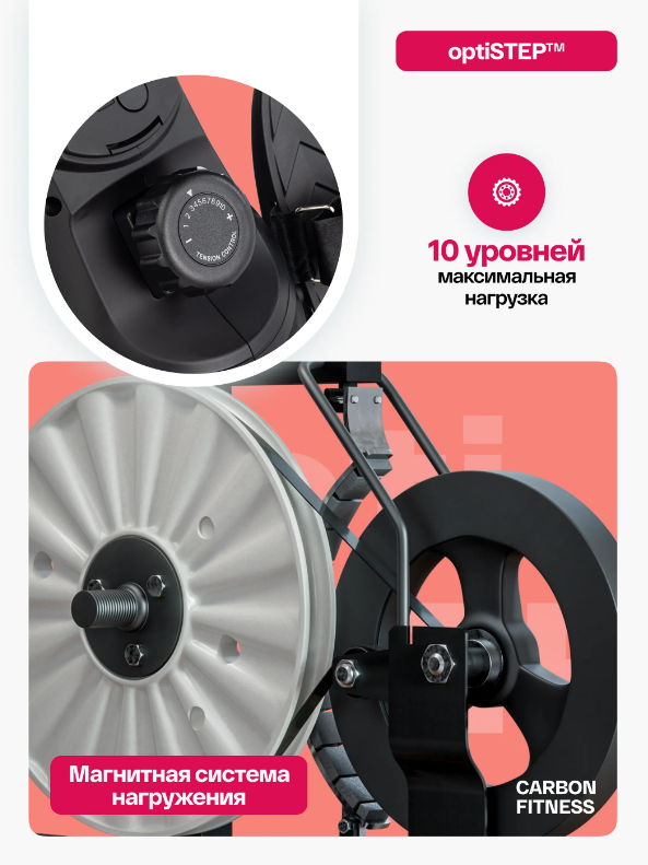 ГРЕБНОЙ ТРЕНАЖЕР ДОМАШНИЙ CARBON FITNESS RW20 — изображение 5