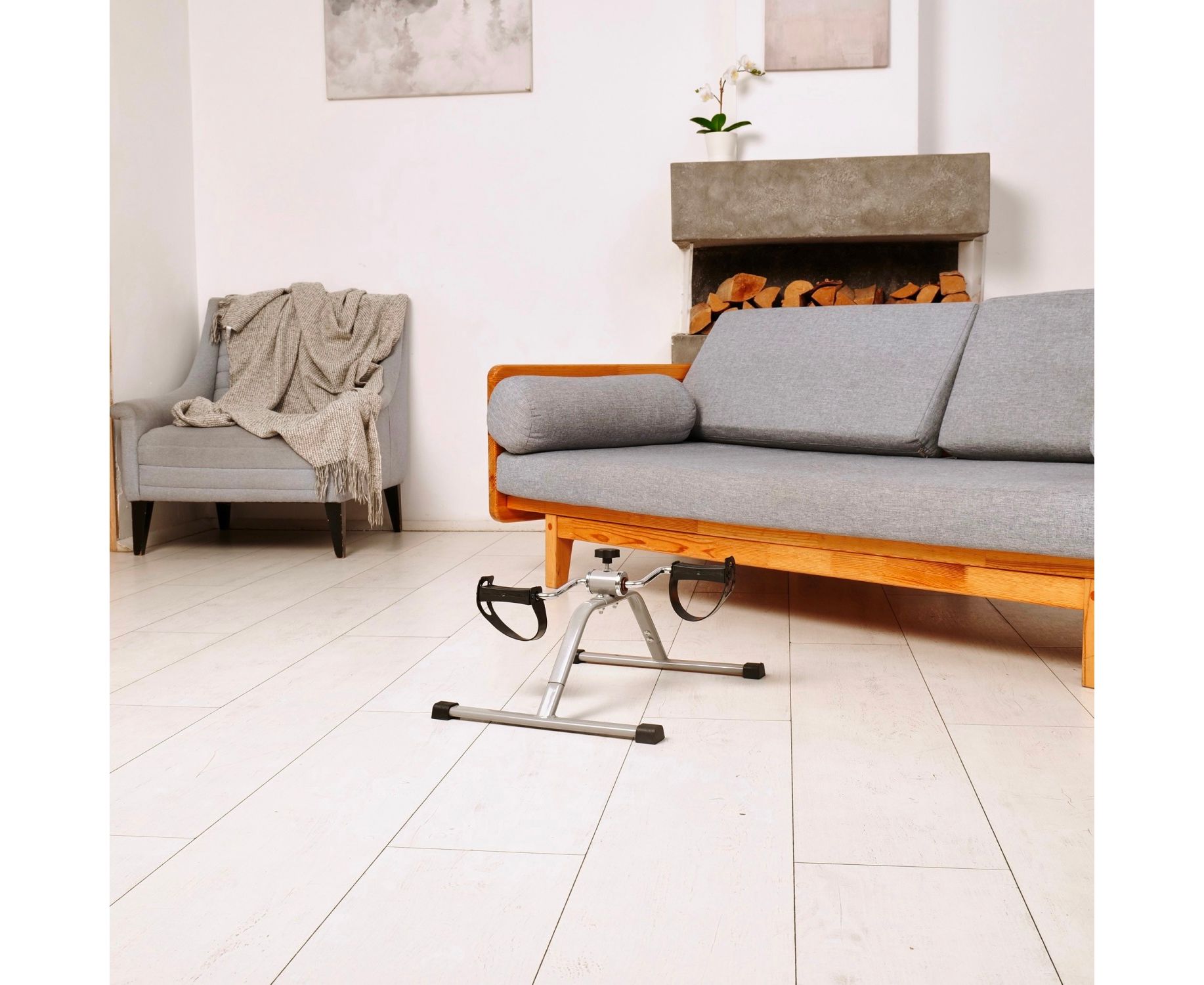 Велотренажер мини DFC W003XG Серый — изображение 4