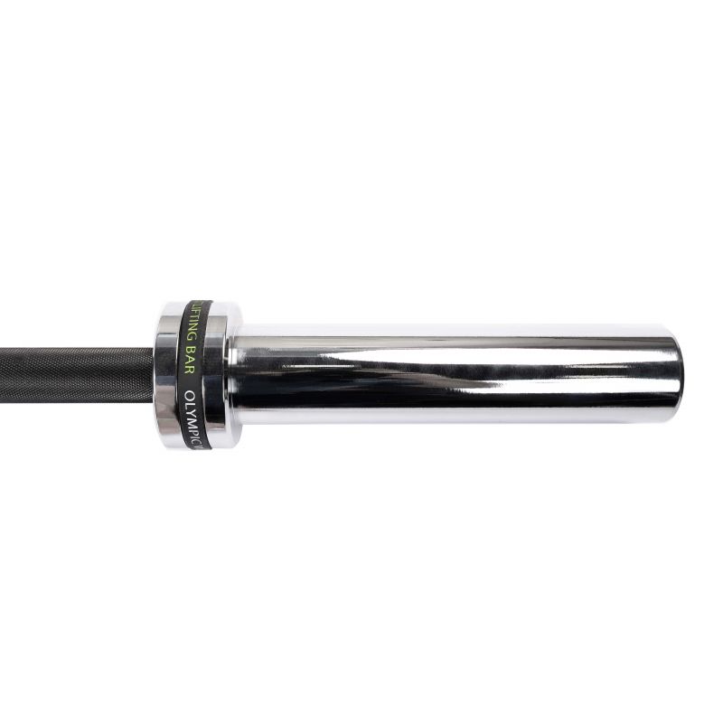 Гриф для штанги EZ-образный, строгий, соревновательный (до 150 кг, замки-пружины) D50 мм — изображение 6