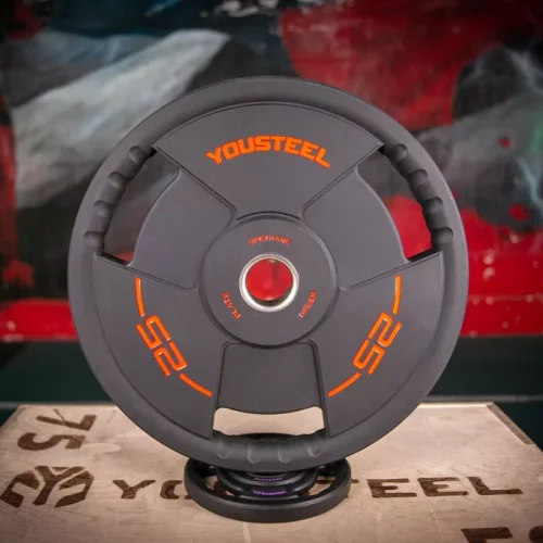 Диск TPU с ручками 25 кг