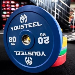 Диск EVO каучуковый 20 кг, синий