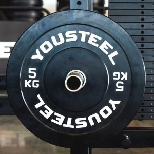 Диск каучуковый 5 кг, черный