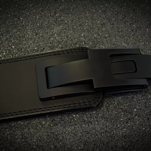 Пояс с карабином из кожи L