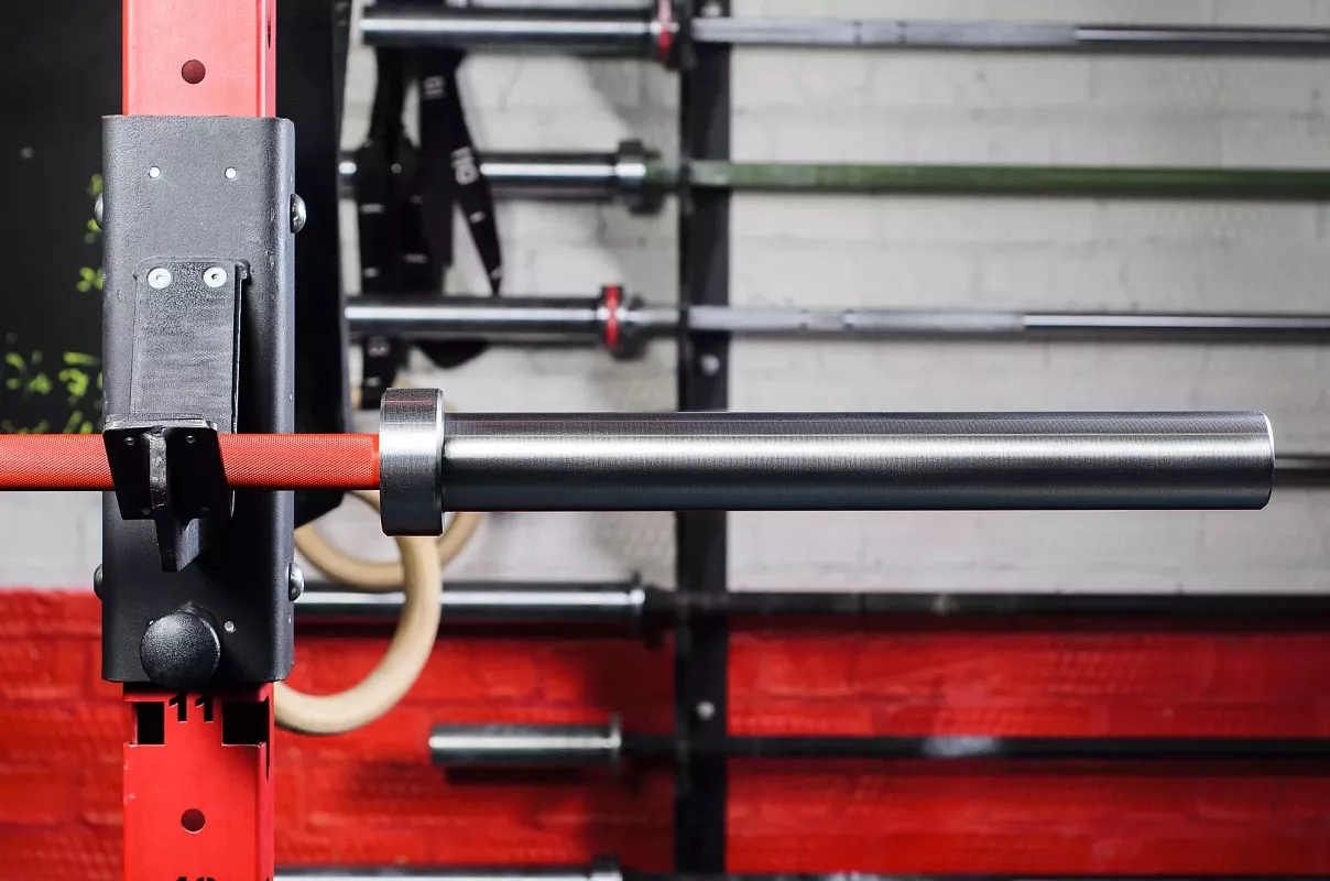 Гриф мужской XF-20, RED - CHROME, 20 кг — изображение 6