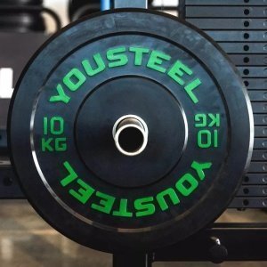 Диск каучуковый 10 кг, черный