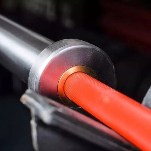 Гриф мужской XF-20, RED - CHROME, 20 кг