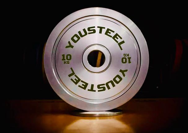 Хромированный стальной диск 10 кг — изображение 2