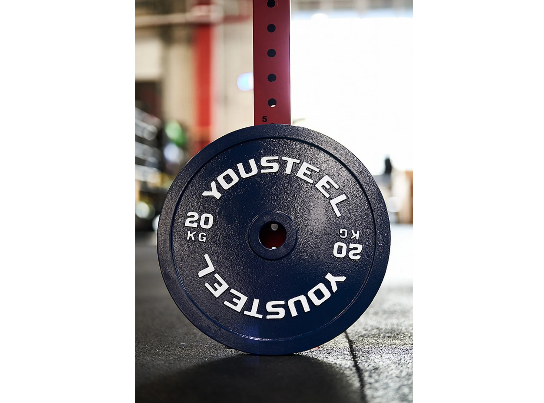 Стальной диск 20 кг, синий — изображение 2