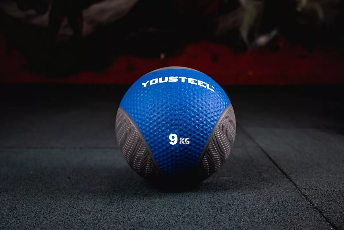 Резиновый медбол 9 кг — изображение 2