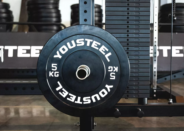 Диск каучуковый 5 кг, черный — изображение 2