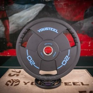 Диск TPU с ручками 20 кг