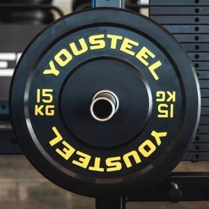 Диск каучуковый 15 кг, черный