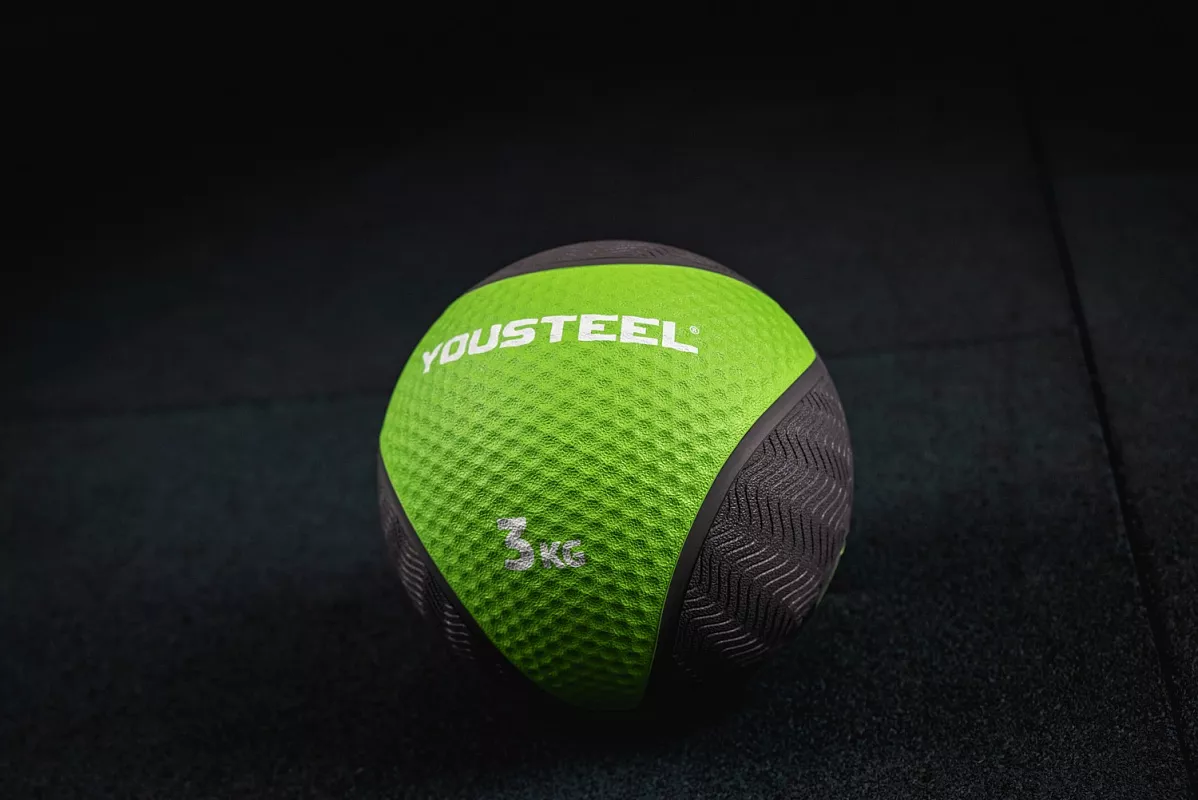 Резиновый медбол 3 кг — изображение 2