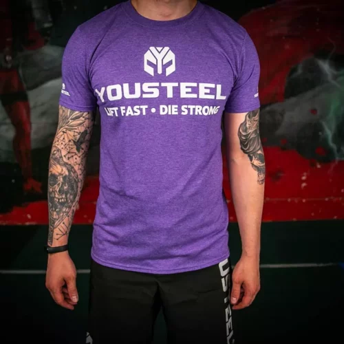 Футболка мужская YOUSTEEL TH, Пурпурный вереск (HP), M