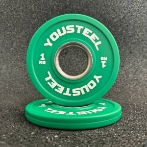 Малый диск 1 кг полиуретановый, зеленый