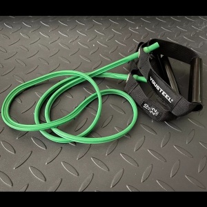 Эспандер с ручками 10 кг, зелёный