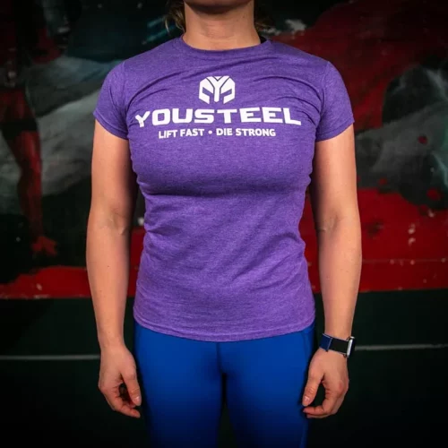 Футболка женская YOUSTEEL TH, Пурпурный вереск (HP), XL