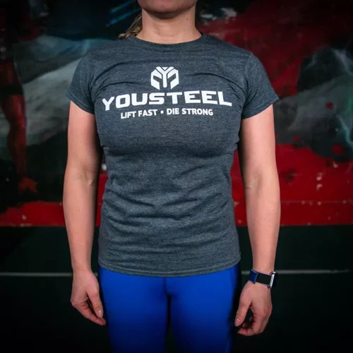 Футболка женская YOUSTEEL TH, Тём-серый вереск (DH), S