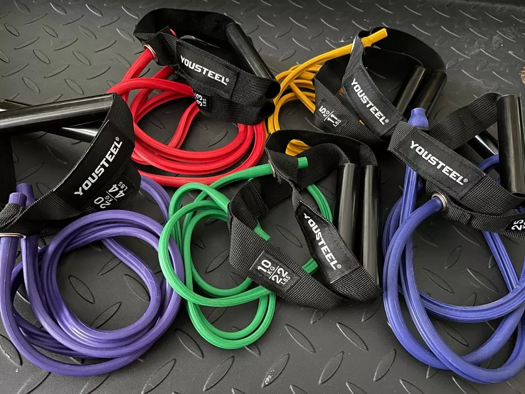 Эспандер с ручками 25kg синий — изображение 3