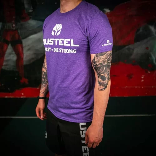 Футболка мужская YOUSTEEL TH, Пурпурный вереск (HP), XL