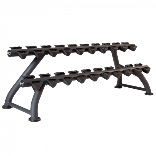 Горизонтальная стойка для хранения гантелей на 10 пар UFC