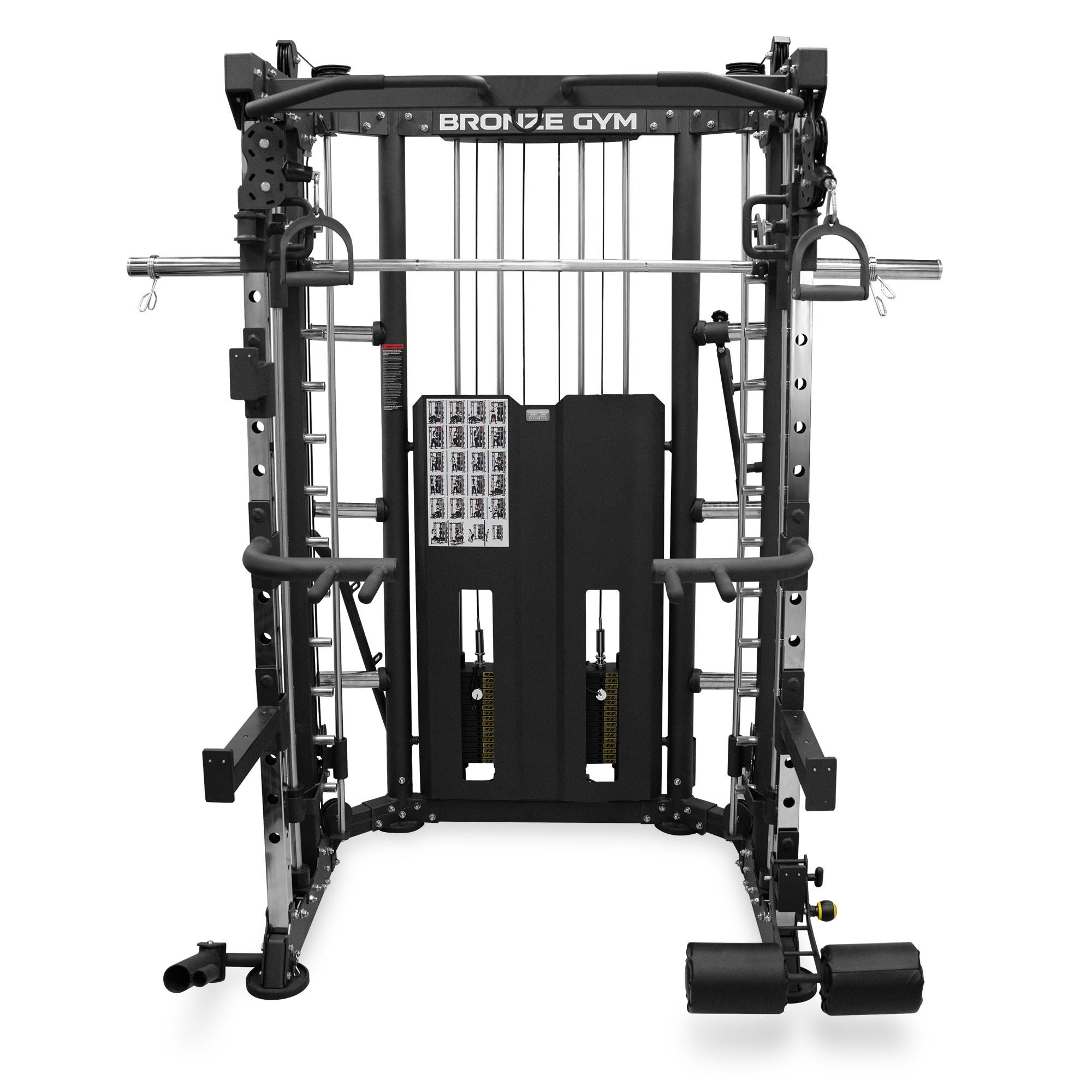 Многофункциональный силовой комплекс со встроенными весовыми стеками профессиональный BRONZE GYM YARD