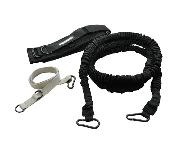 Трос-амортизатор с поясом PER4M Juke 360 черный