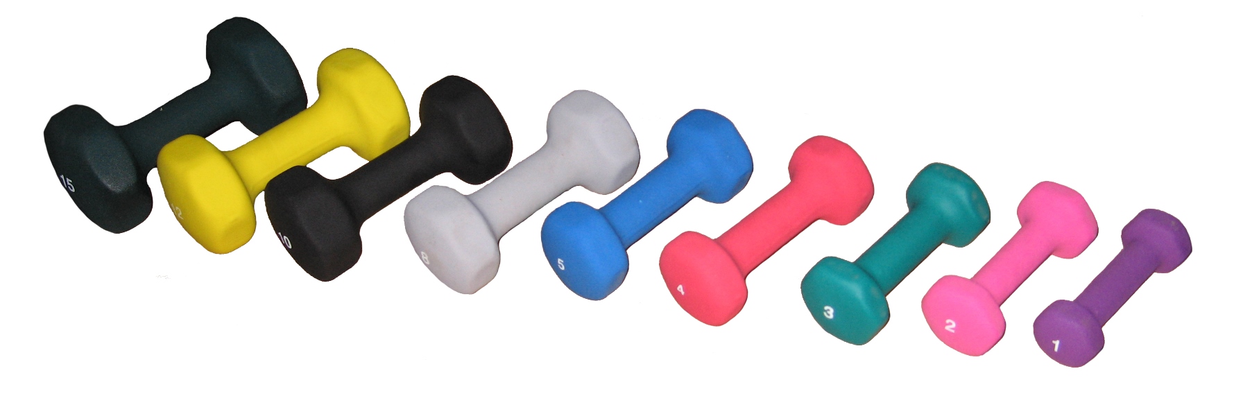 Гантели для аэробики в неопрене FOREMAN IND 3,60 кг, серый