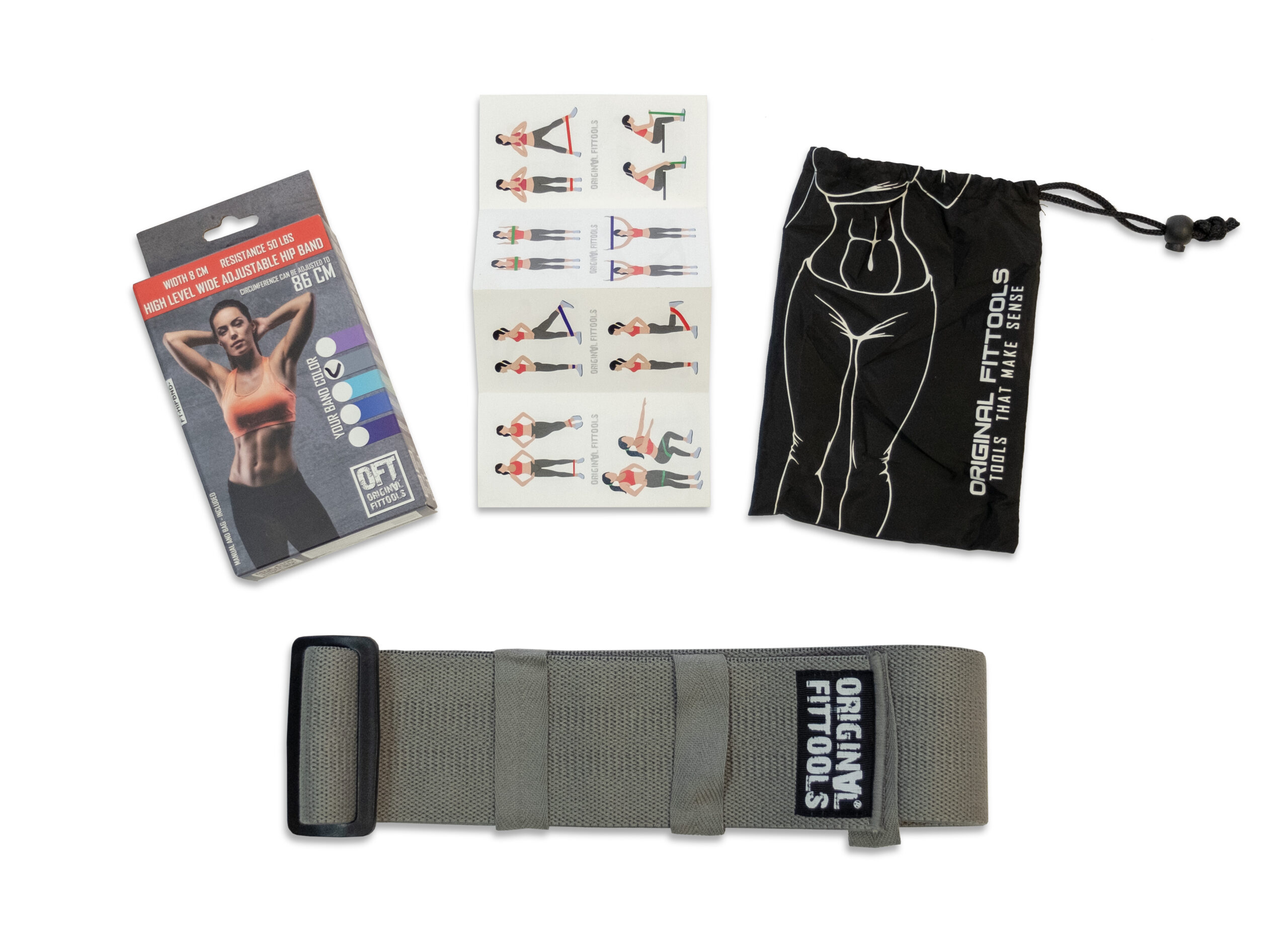 Мини-эспандер регулируемый серый