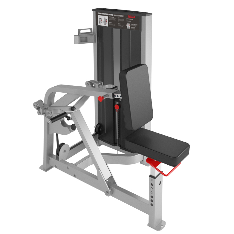 Гребная тяга с упором на грудь FOREMAN FN-303 черный/черный