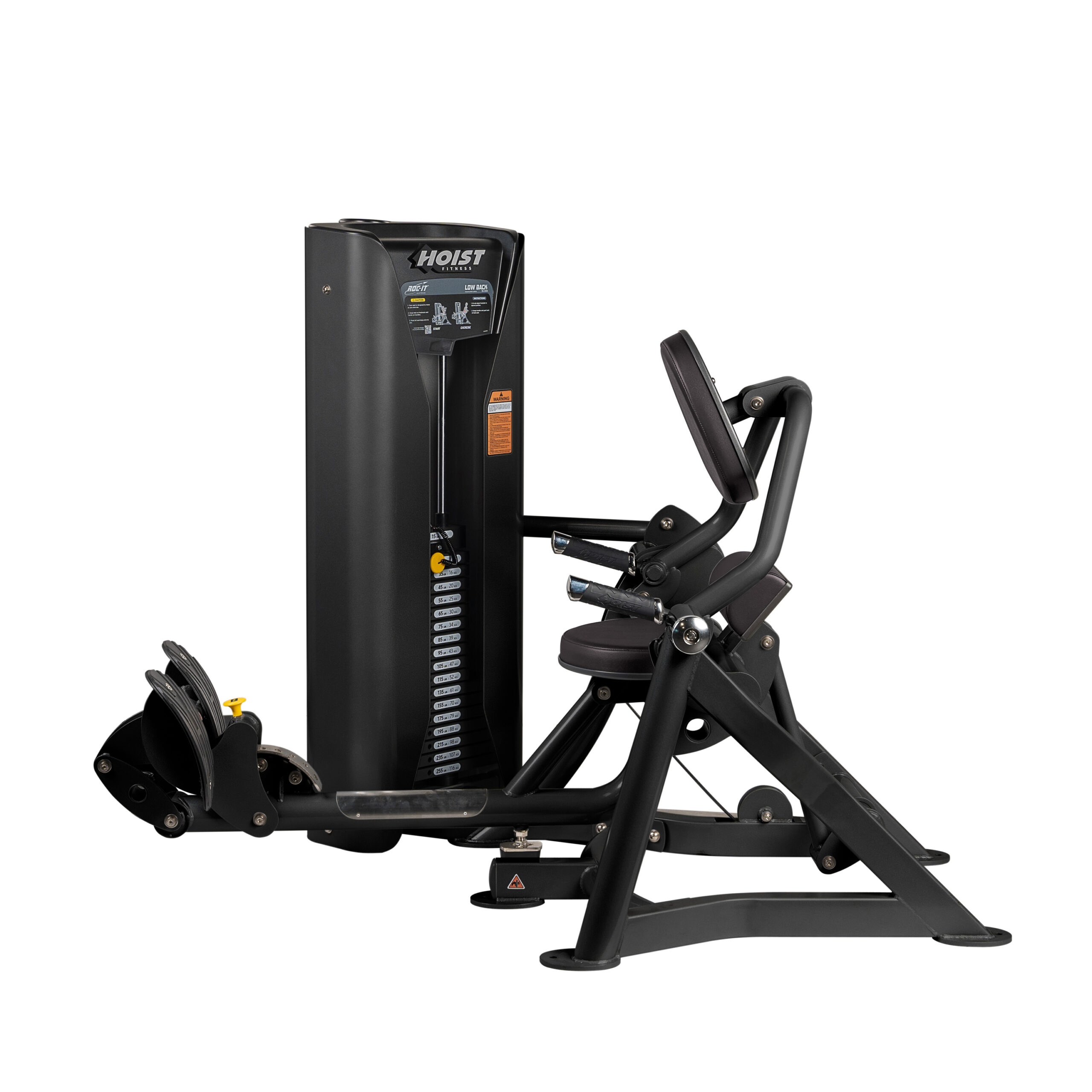 Нижняя спина HOIST ROC-IT RS-1204 матовый черный/черный