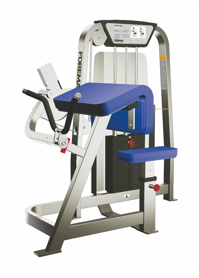 Бицепс сидя FOREMAN FS-201 красный/черный
