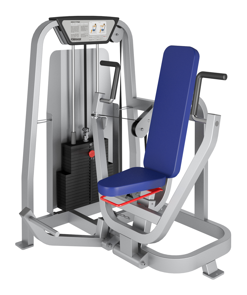 Жим от груди FOREMAN FS-401 белый/графит