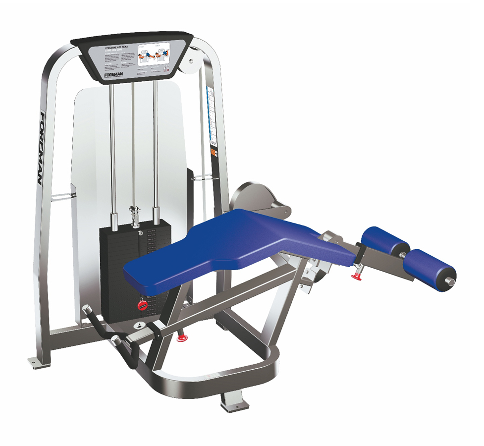 Сгибание ног лежа FOREMAN FS-103 белый/графит